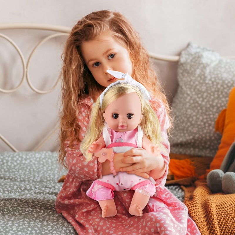 SUKIPIN Baby Doll Playsets for Girls  Baby Doll with Accessories Set for Girls 3-5  Baby Doll Set for 3 4 5 Year Old Girls Gifts  Stocking Stuffers for Toddlers Kids (Doll Playset) - Image 5